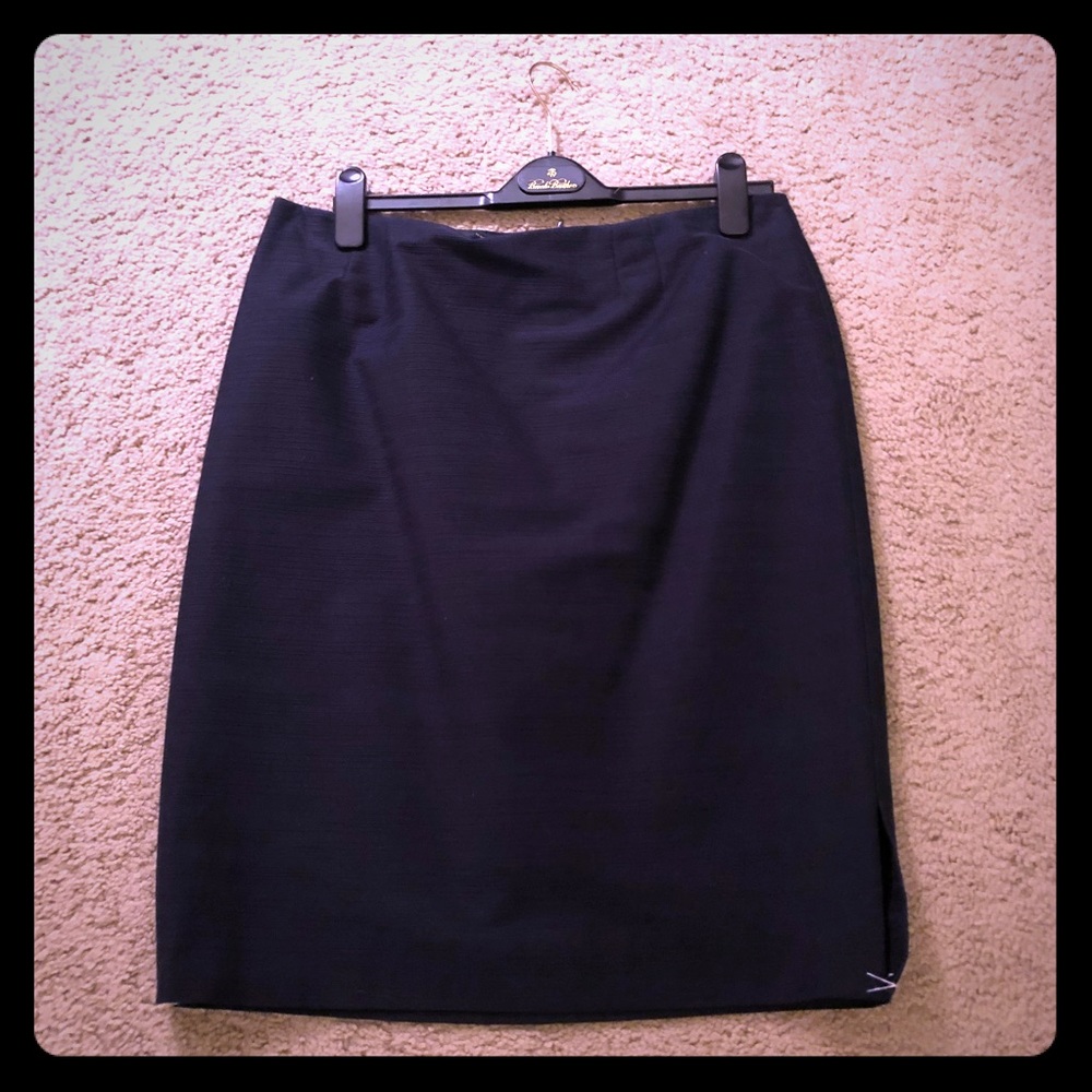 Brooks Brothers Navy Skirt, Size 12, New